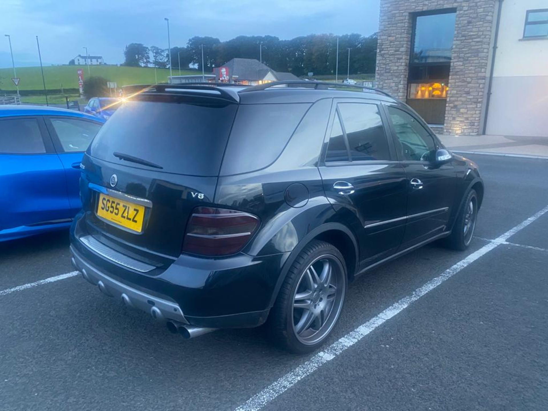 2005 MERCEDES ML 500 SE AUTO BLACK ESTATE, SHOWING 107K MILES, 5.0 PETROL *NO VAT* - Image 5 of 7