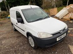 2010 VAUXHALL COMBO 1700 CDTI 16V WHITE CREW VAN, 169K MILES *NO VAT*