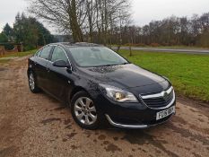 2015 VAUXHALL INSIGNIA TECHLINE CDTI ECO S/S BLACK HATCHBACK, 49,302 MILES *NO VAT*