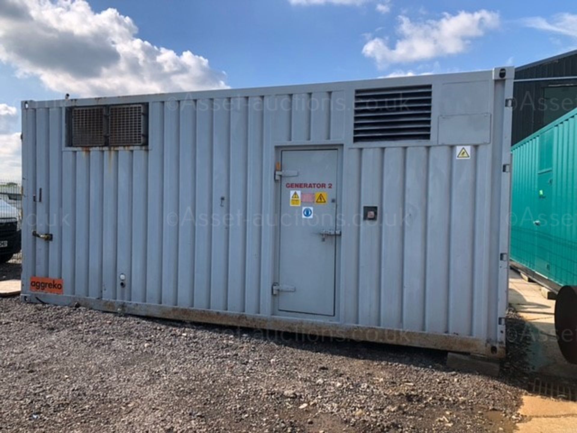 CUMMINS KTA50G3 1250KvA GENERATOR, CONTAINERISED WITH MANUAL CONTROL SYSTEM AND ACB *PLUS VAT*