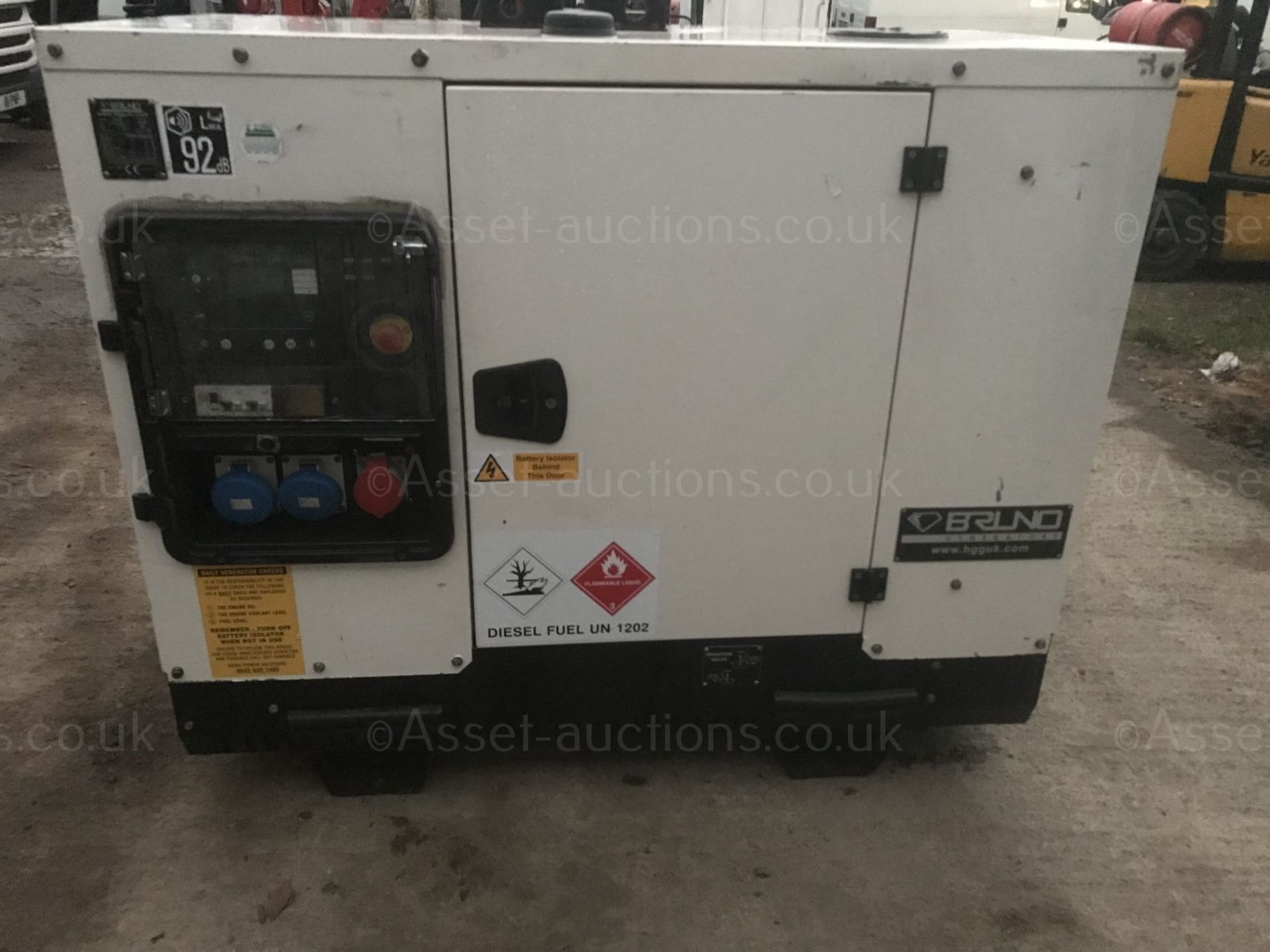 2014 BRUNO GX22P DIESEL GENERATOR, 20 KvA PRIME POWER OUTPUT, PERKINS ENGINE, LEROY SOMER ALTERNATOR - Image 2 of 6