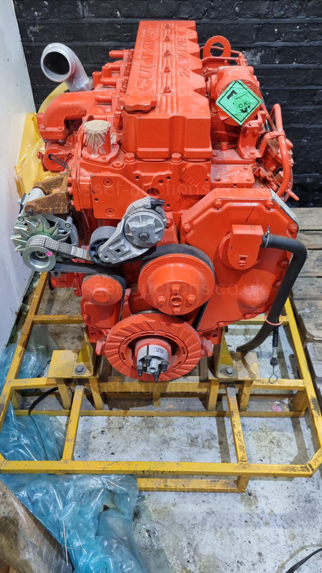 CUMMINS B SERIES 81K84825941 DIESEL GENERATOR, 24 VALVE *PLUS VAT* - Image 2 of 10