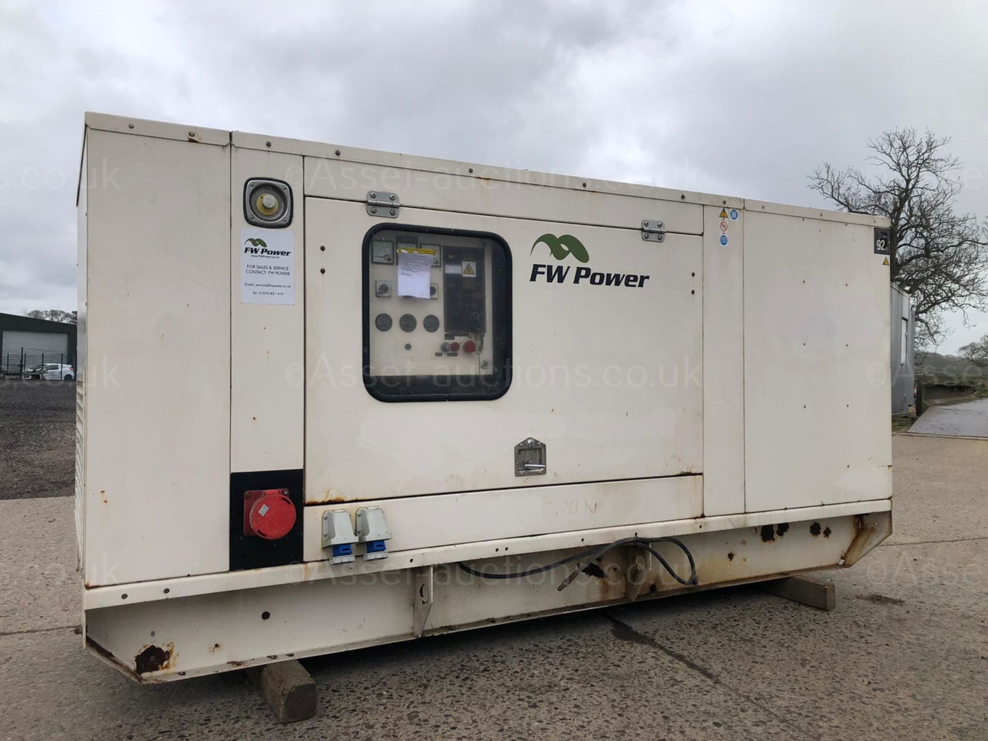 2002 83 KVA PERKINS SILENT DIESEL GENERATOR, 9457 HOURS *PLUS VAT*