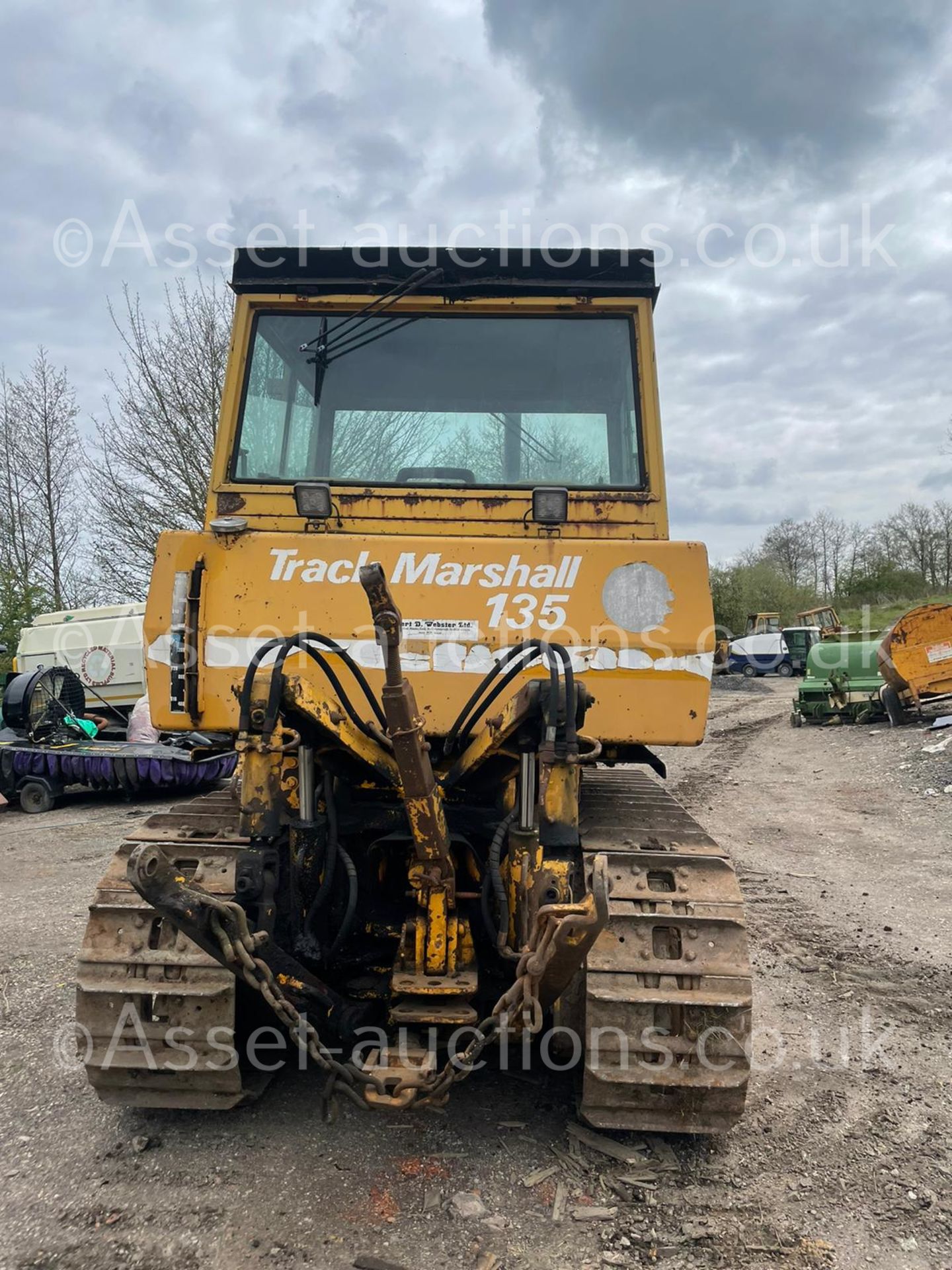 REAR TRACK MARSHALL 135 DOZER DROT, 584 RECORDED HOURS, REAR ARMS WITH 3 POINT LINKAGE *PLUS VAT* - Image 7 of 14