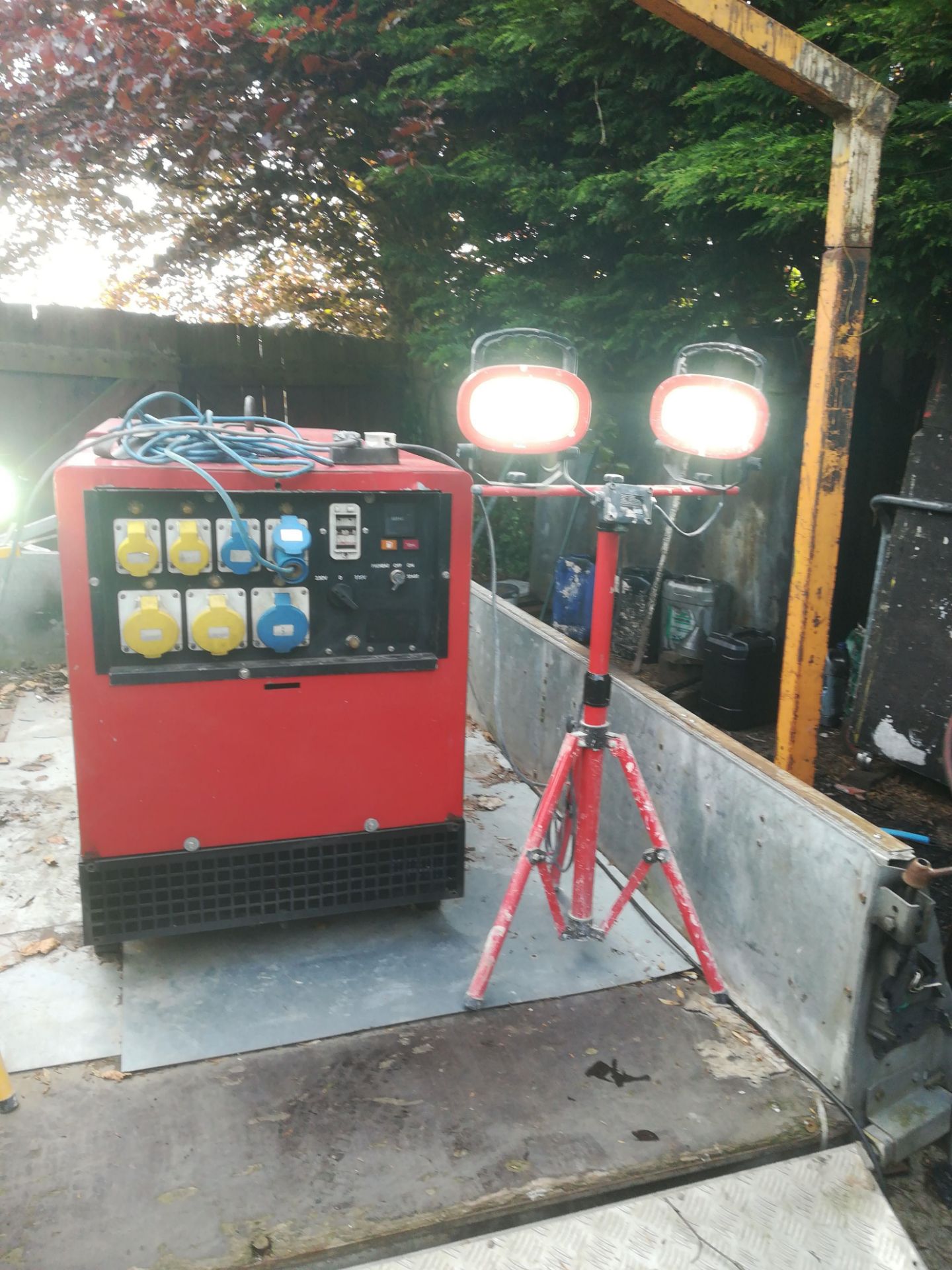 BAL - PRAMAC 11KVA GENERATOR, 3 CYLINDER DIESEL ENGINE, VERY LOW HOURS, IDEAL FOR EXPORT *NO VAT* - Image 7 of 13