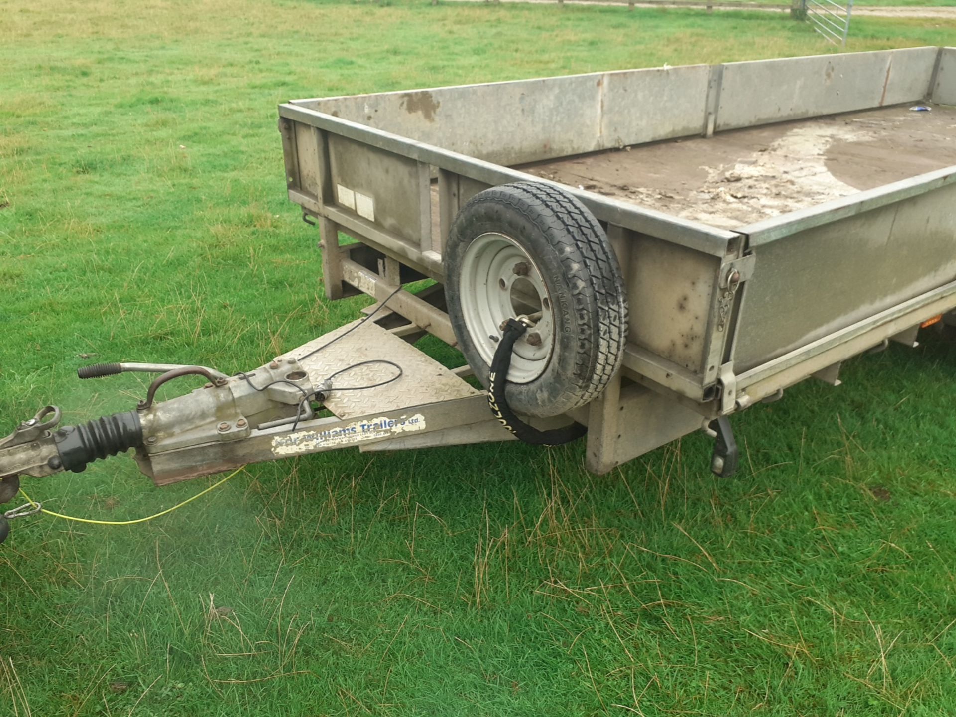 IFOR WILLIAMS LM186 18 FOOT 3500kg FLATBED TRAILER WITH DROPSIDES *NO VAT* - Image 4 of 5