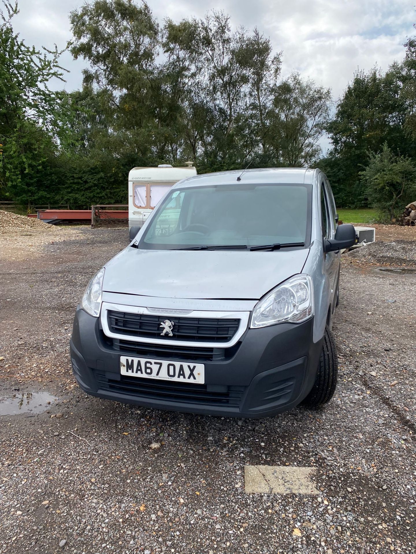 2017/67 PEUGEOT PARTNER SE L1 BLUE HDI SILVER PANEL VAN, 1.6 DIESEL, 83K MILES *PLUS VAT* - Image 2 of 9