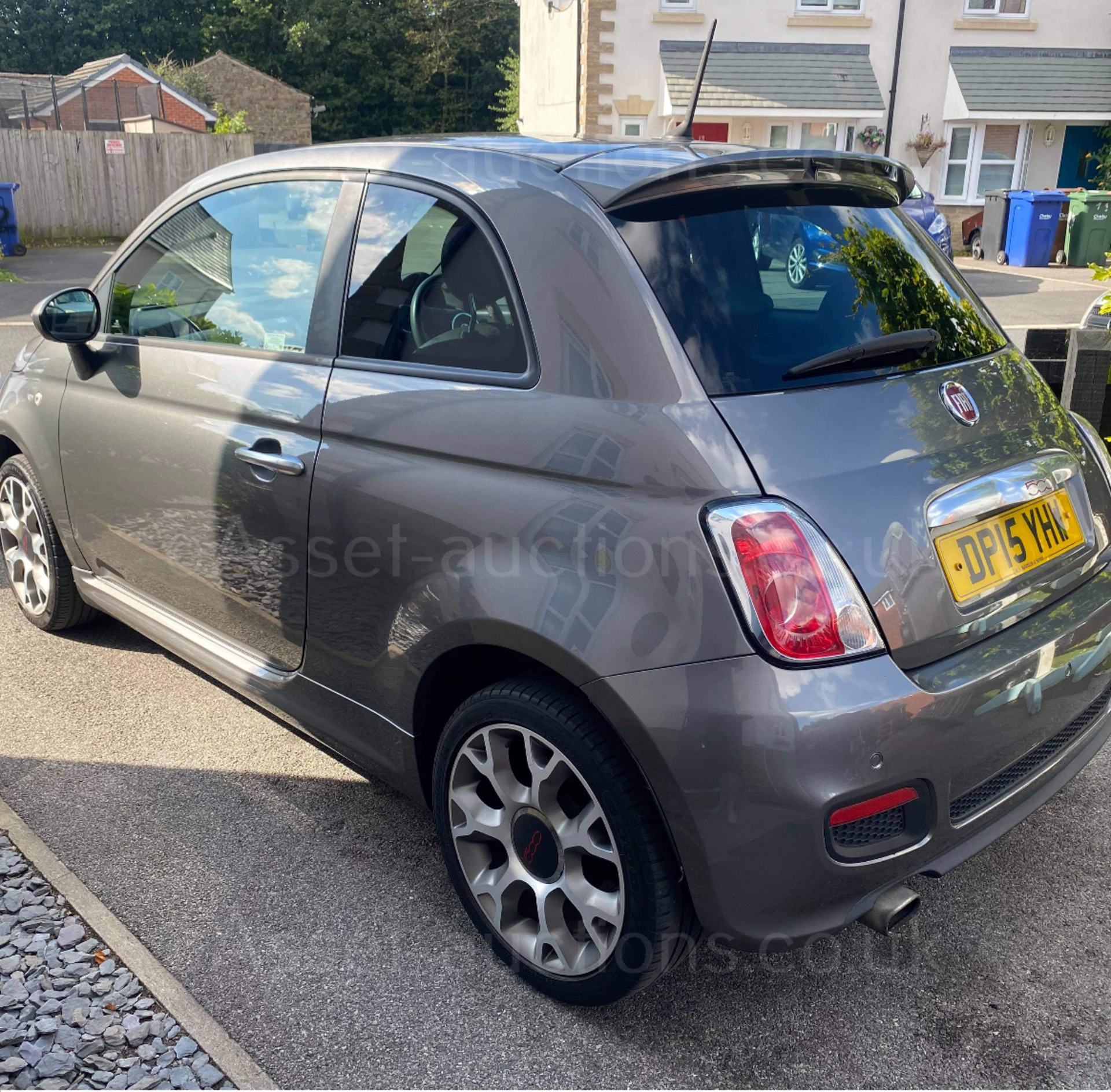 2015 FIAT 500 S GREY HATCHBACK, SHOWING A LOW 39K MILES, 1.3 PETROL ENGINE *NO VAT* - Image 4 of 5