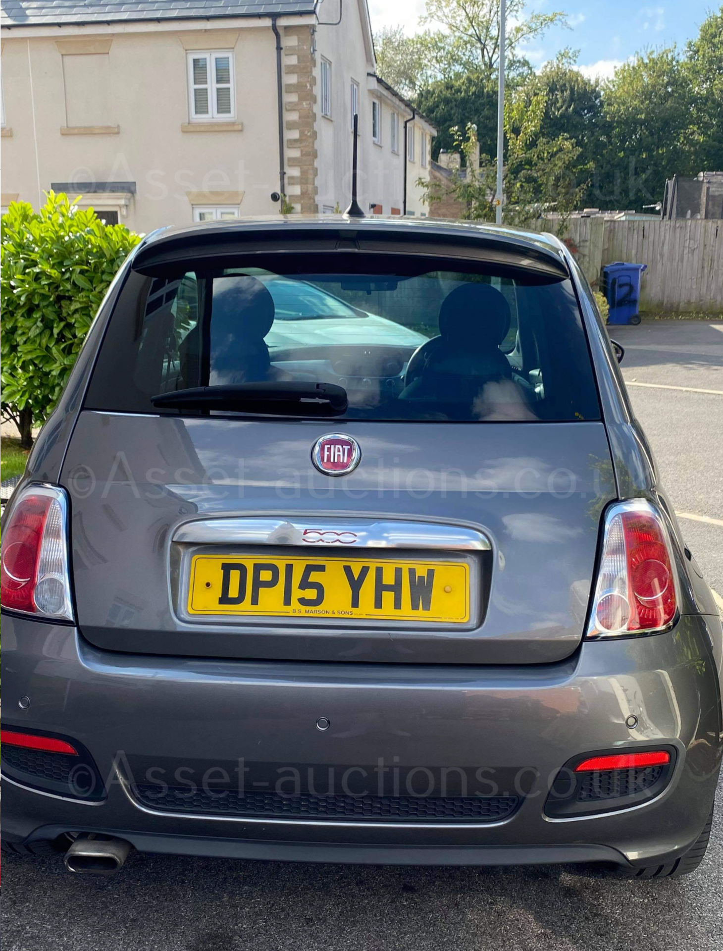 2015 FIAT 500 S GREY HATCHBACK, SHOWING A LOW 39K MILES, 1.3 PETROL ENGINE *NO VAT* - Image 3 of 5