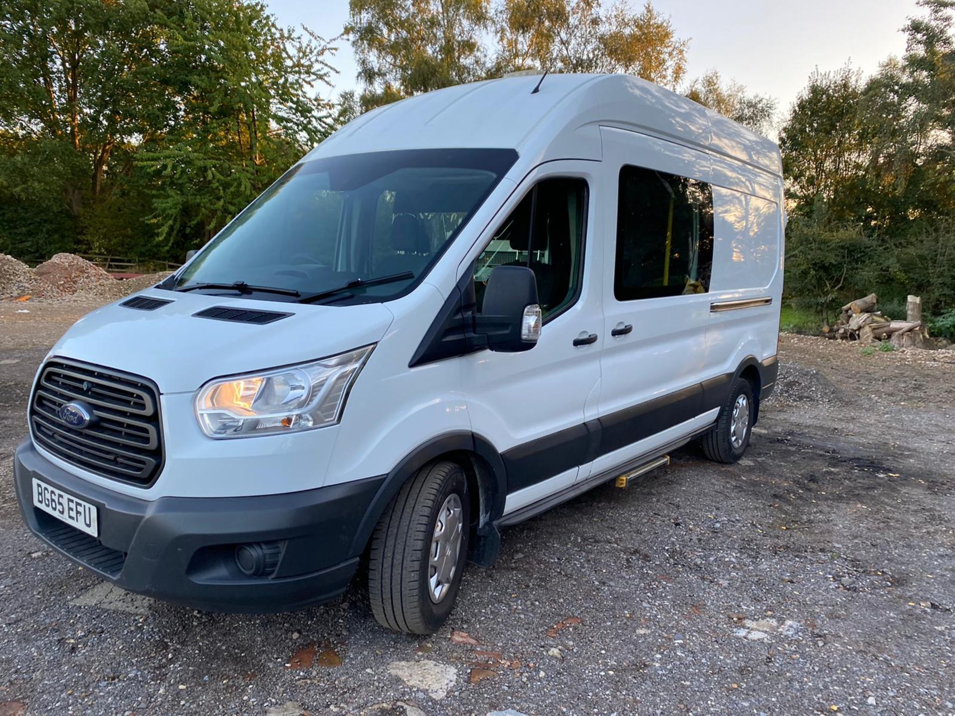 2015 FORD TRANSIT 350 WHITE WELFARE VAN, 2.2 DIESEL ENGINE, SHOWING 116K MILES *PLUS VAT* - Image 3 of 12