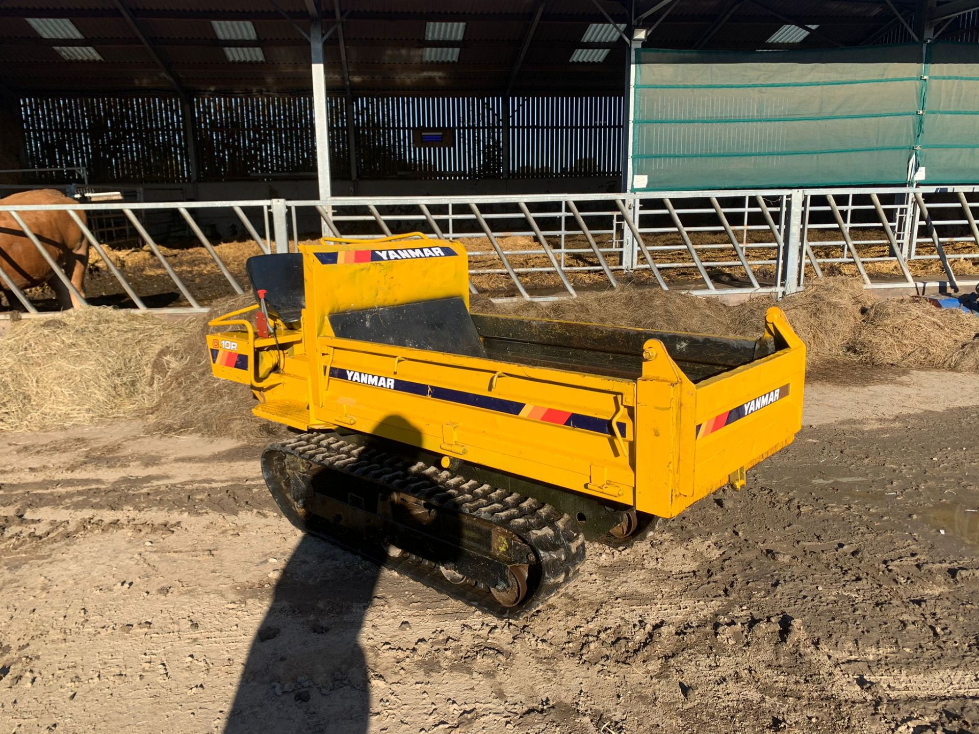 YANMAR C10R 1 TON TRACKED DUMPER, RUNS DRIVES AND TIPS, SHOWING A LOW 1406 HOURS *PLUS VAT* - Image 4 of 9