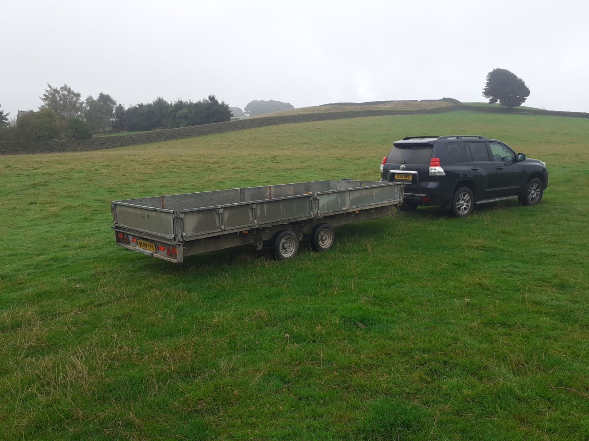 IFOR WILLIAMS LM186 18 FOOT 3500kg FLATBED TRAILER WITH DROPSIDES *NO VAT* - Image 5 of 5