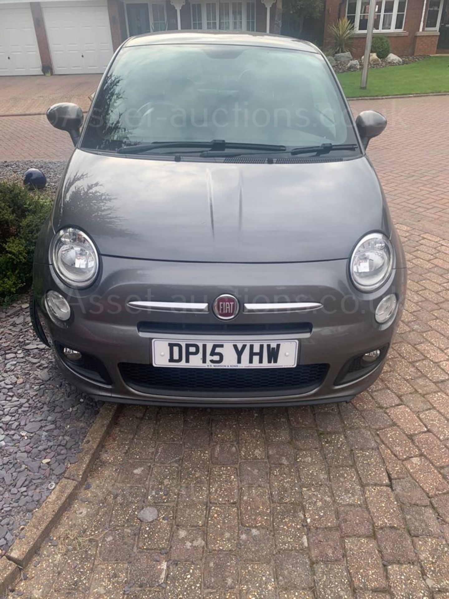 2015 FIAT 500 S GREY HATCHBACK, SHOWING A LOW 39K MILES, 1.3 PETROL ENGINE *NO VAT* - Image 2 of 5