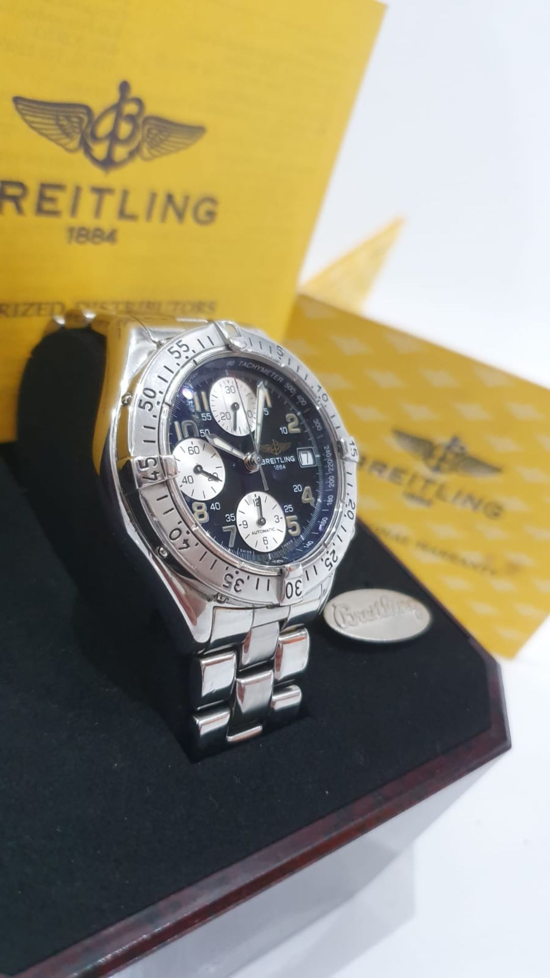 BREITLING CHRONOGRAPH MENS WATCH MINT CONDITION *NO VAT* - Image 2 of 10