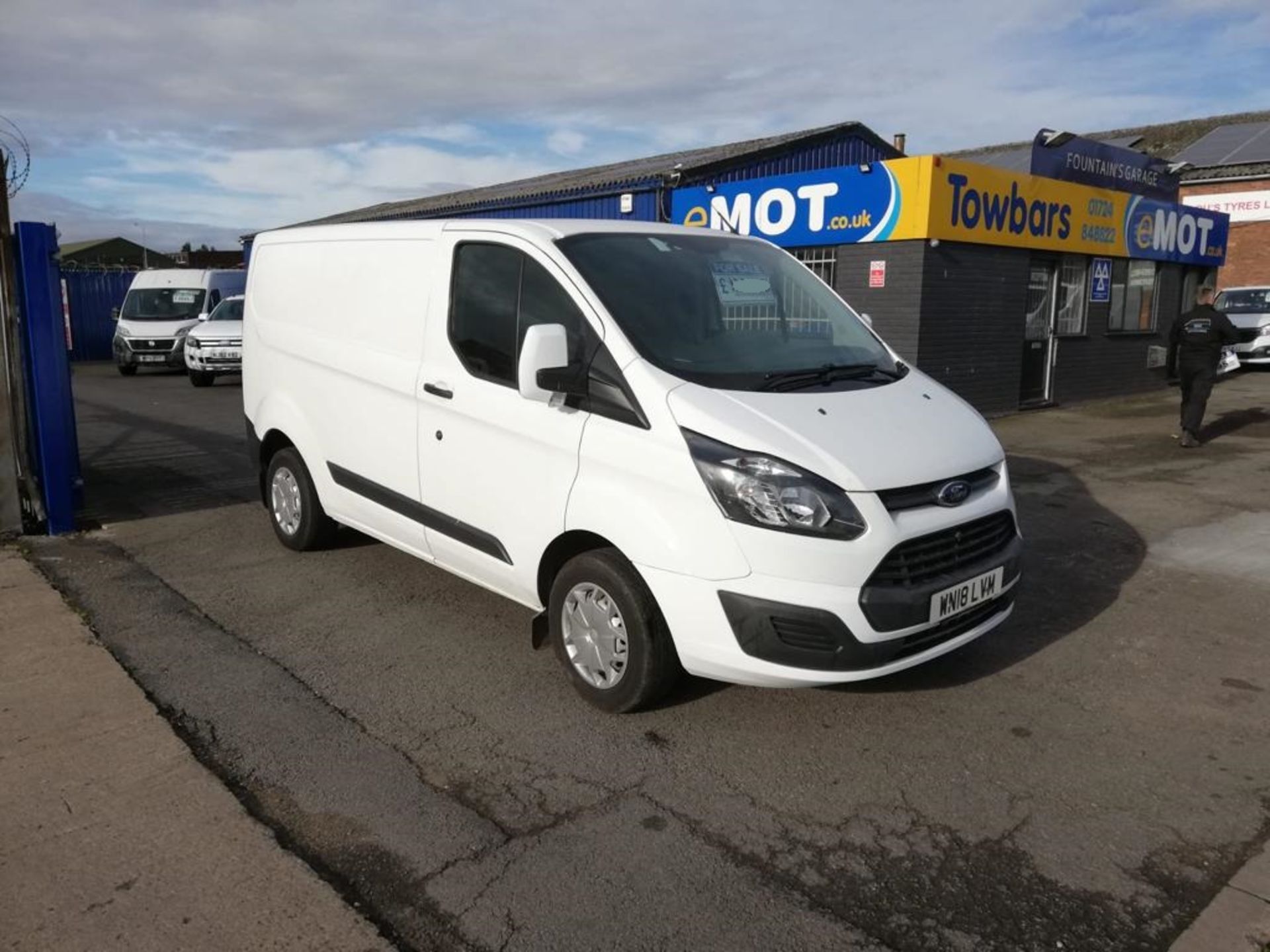 2018 FORD TRANSIT CUSTOM 290 WHITE PANEL VAN, 109K MILES, 2.0 DIESEL ENGINE *PLUS VAT*