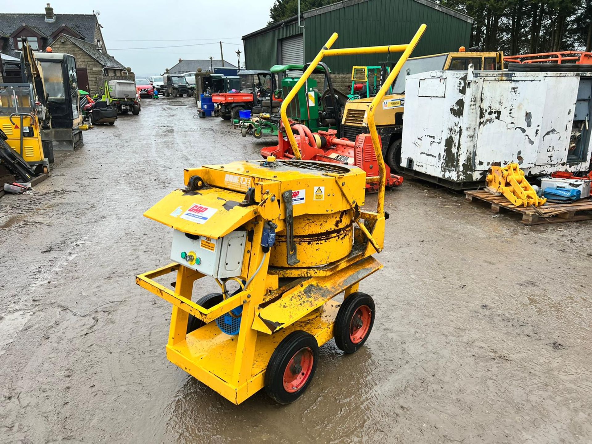 SPE MIXIT 60-1 110v TUB MIXER, 110 VOLT REQUIRED TO POWER, ON WHEELS EASY TO MOVE AROUND *PLUS VAT - Image 2 of 16
