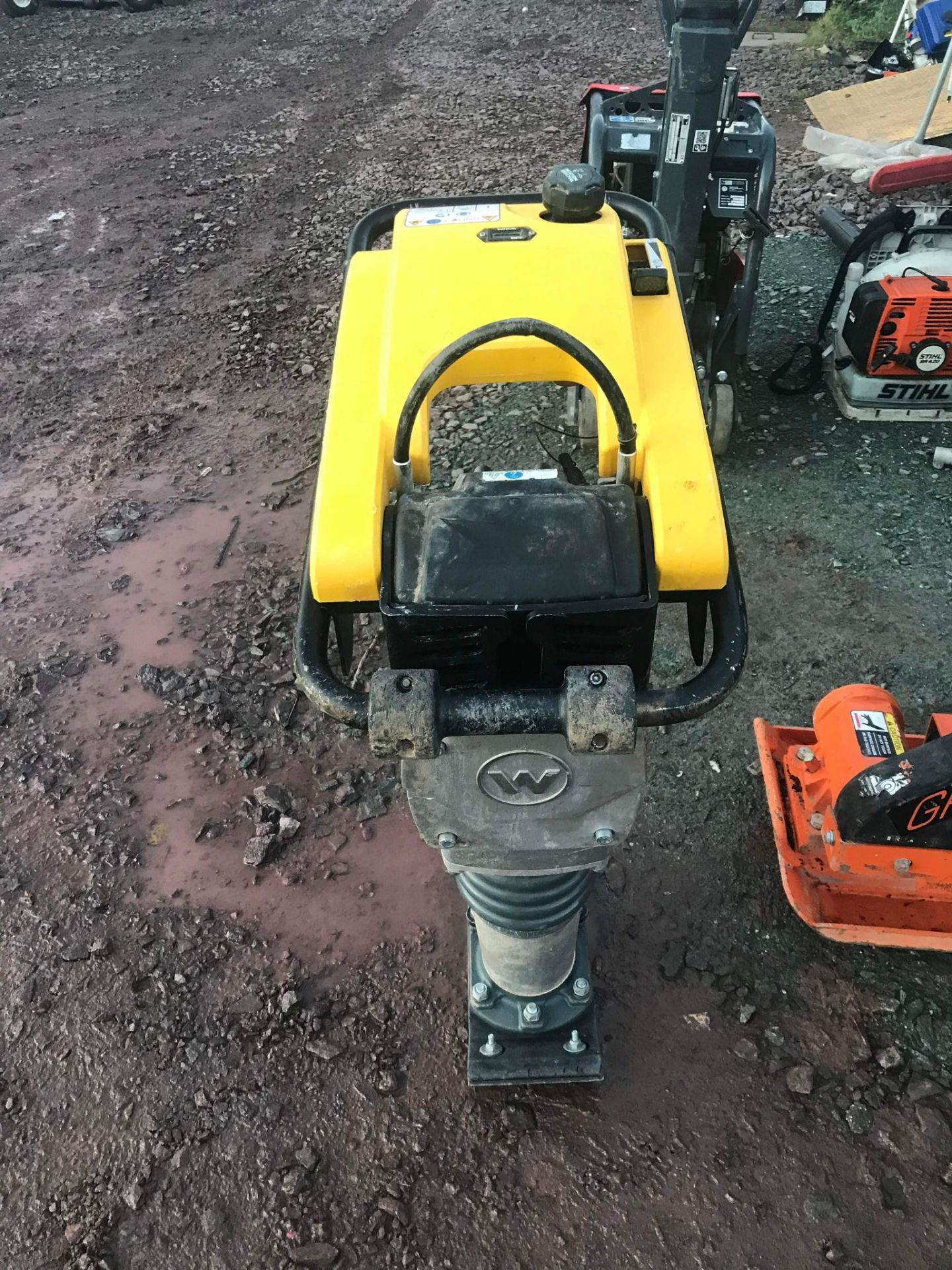 2021 WACKER NEUSON BS50-2 PETROL TRENCH RAMMER, ONLY DONE 6 HOURS FROM NEW *PLUS VAT* - Image 3 of 4