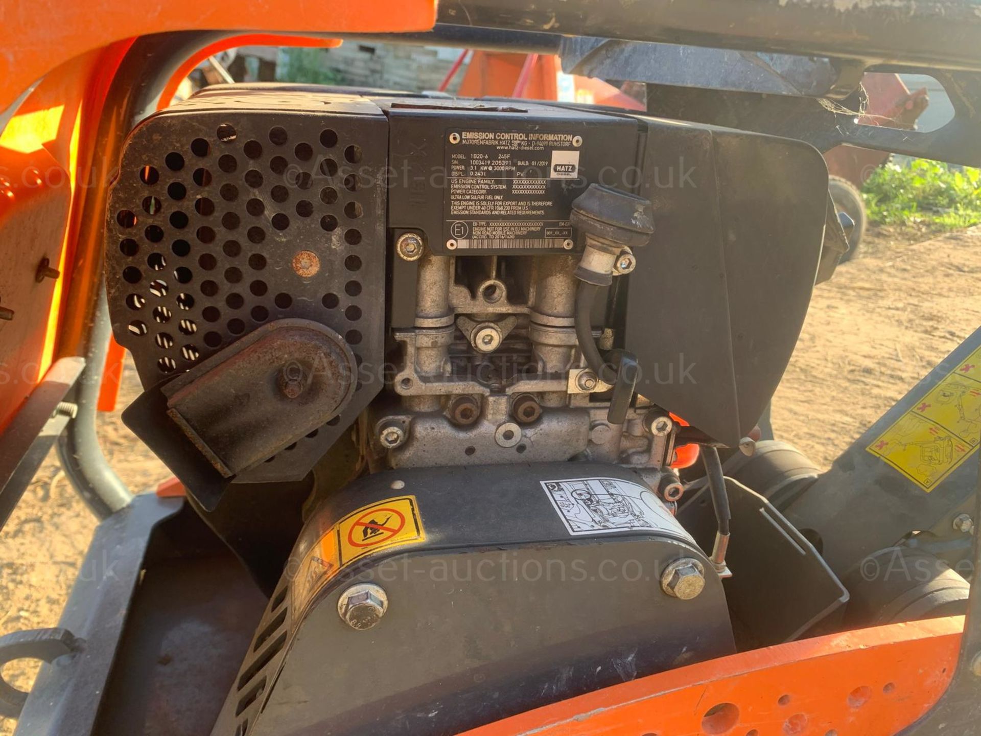 2019 BELLE RPX 35/40 F/R DIESEL WACKER/COMPACTION PLATE, HATZ DIESEL, WEIGHT 187kg *PLUS VAT* - Image 9 of 10