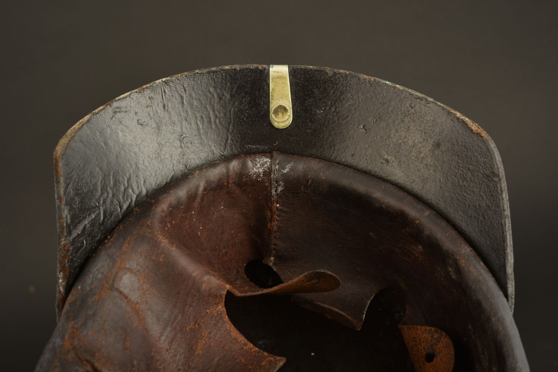 Casque a pointe de sous-officier de Police. German Police senior NCO spiked helmet. Polizei Unteroff - Image 2 of 4