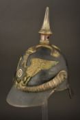 Casque d officier modele 1842 de la Garde. Scarce prussian guard pattern 1842 officer spiked helmet.