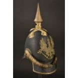 Casque a pointe d officier prussien 1842. Early prussian officer spiked helmet pattern 1842. Offizie