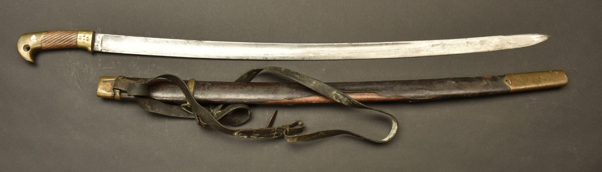 Sabre russe Shashka de Cosaque M1881 de 1901. Russian cossack sashka sword pattern 1881 dated 1901.  - Image 2 of 4