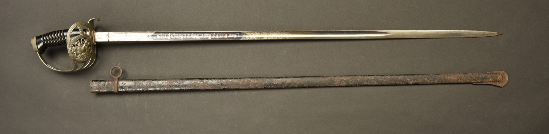 Sabre de cavalerie 1889 bavarois achat prive BUR1. Bavarian cavalry private purchase sword. Bayern K