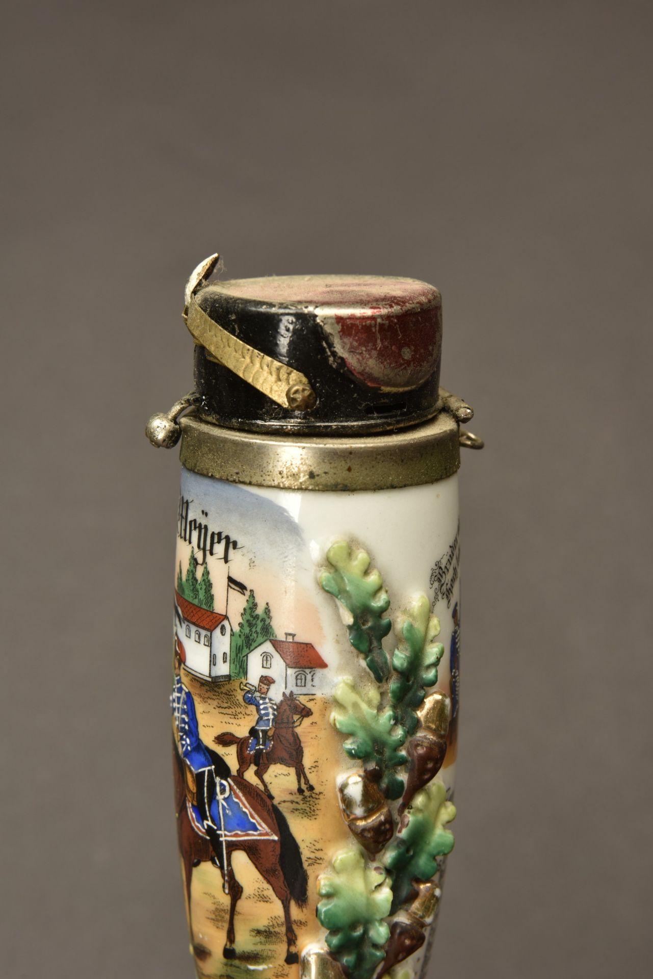 Pipe de reserviste du Husaren Regiment 13 de Mainz. German 13th hussars porcelan reservist pipe. Hus - Image 3 of 4