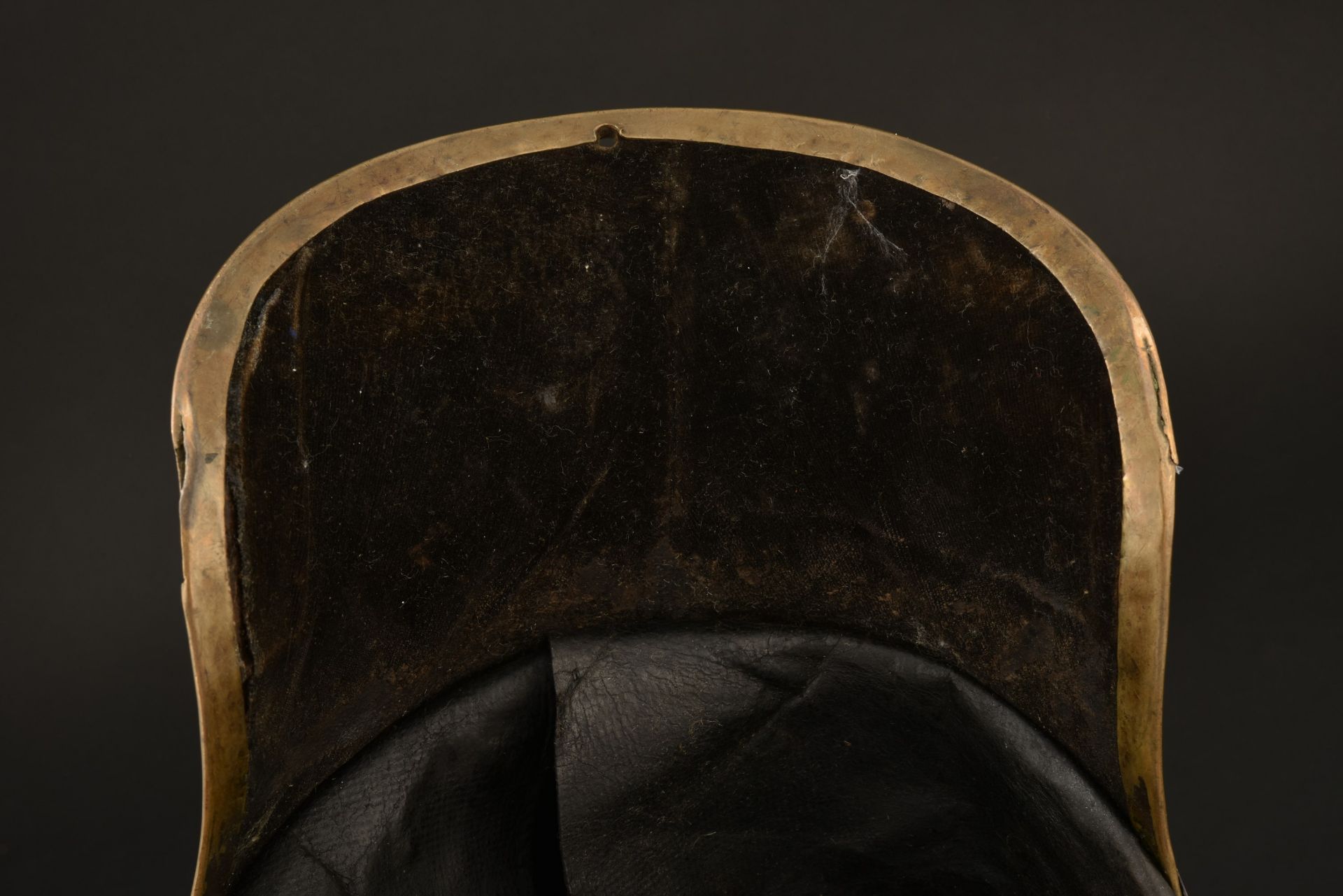 Casque a pointe de Kurassier modele 1862. Cuirassier spiked helmet pattern 1862. Kurassier Pickelhau - Image 3 of 4