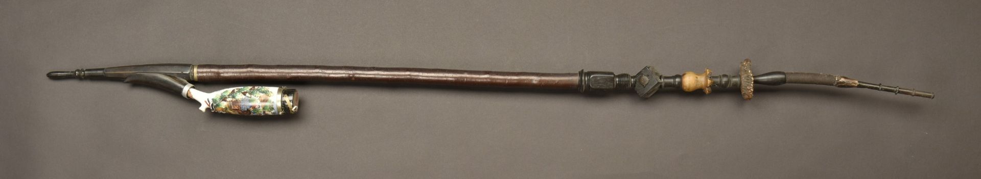 Pipe de reserviste du Husaren Regiment 13 de Mainz. German 13th hussars porcelan reservist pipe. Hus