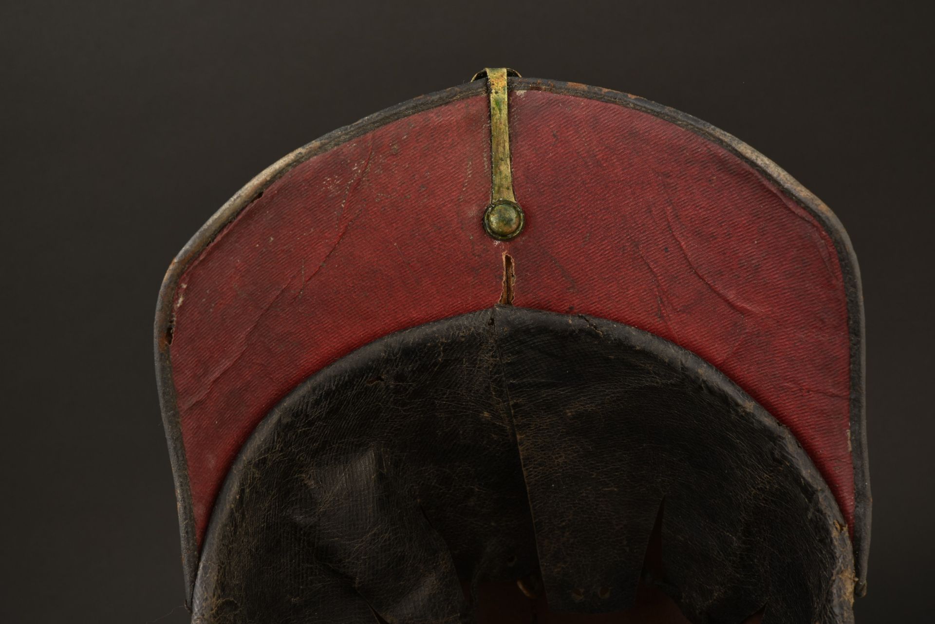 Casque a pointe d officier prussien 1842. Early prussian officer spiked helmet pattern 1842. Offizie - Image 2 of 4