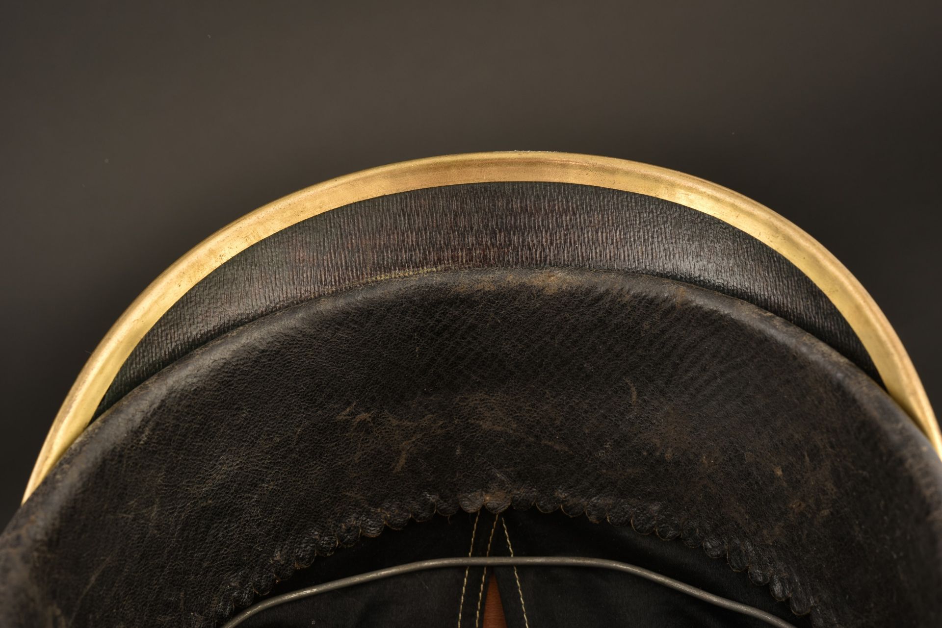 Casque a pointe d officier des douanes. Imperial german customs officer spiked helmet. Kaiserliche Z - Image 5 of 5