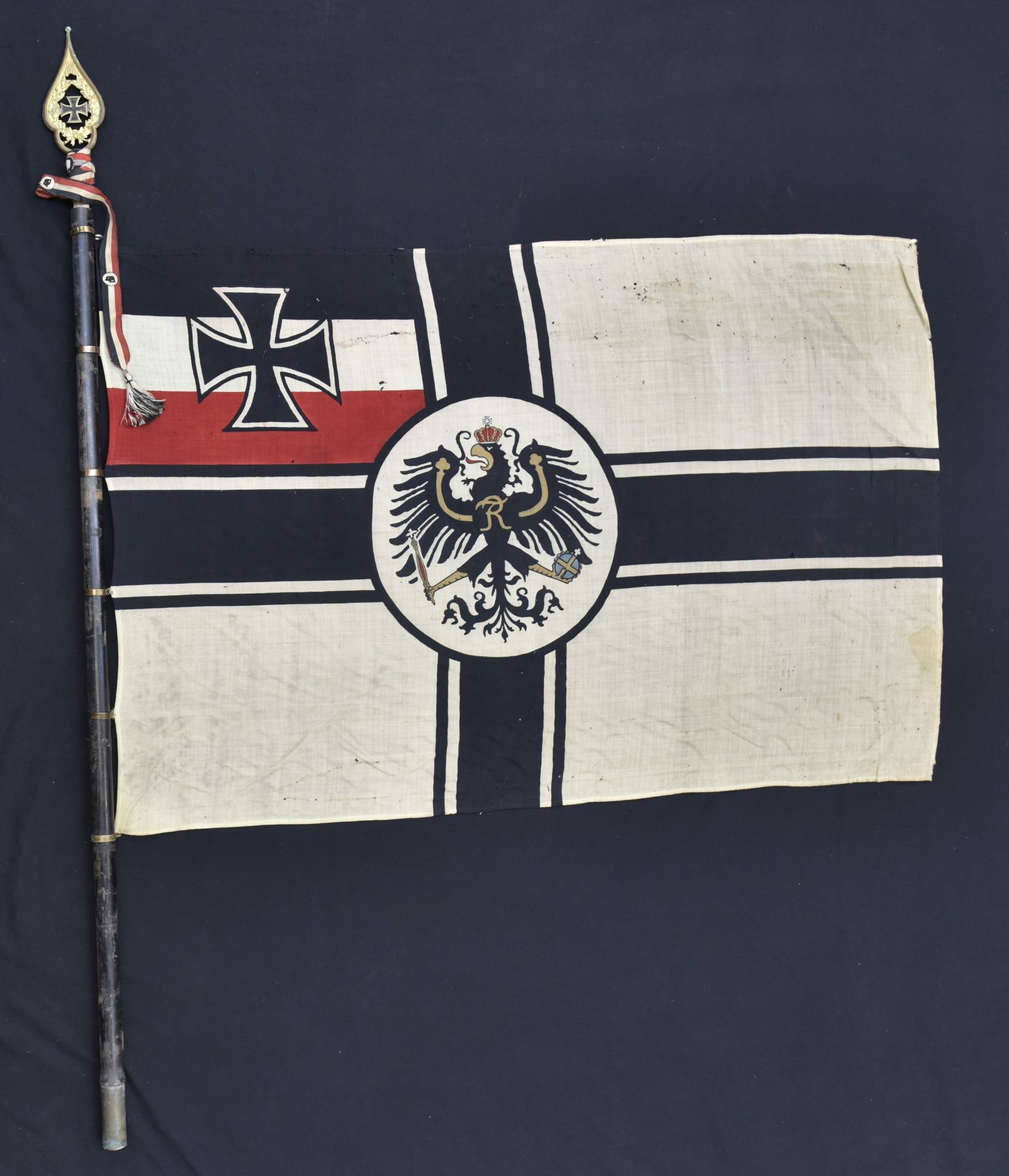 Drapeau imperial de veterans de l association der Stahlhelm. WW1 veteran association patriotic imper