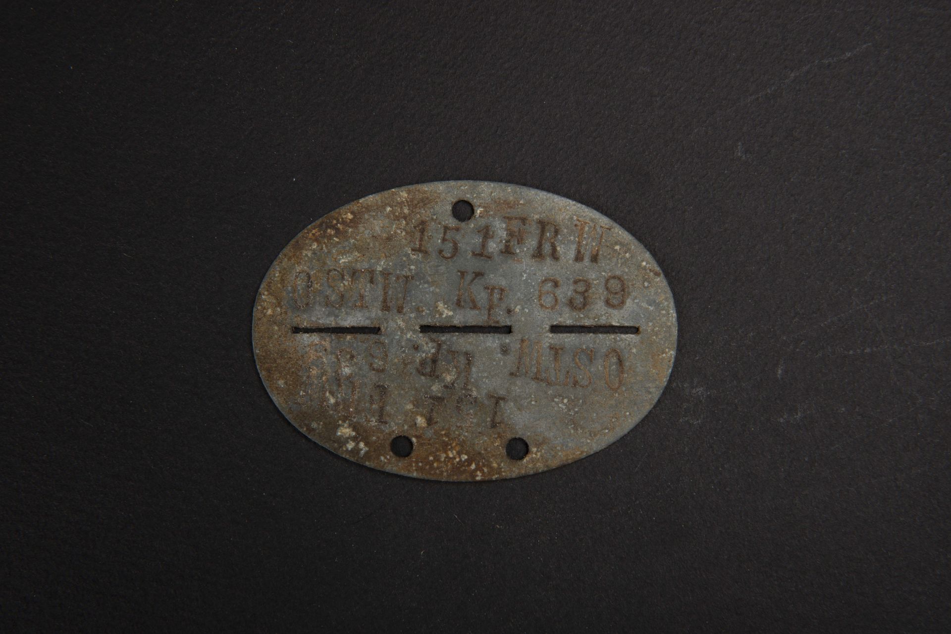 Plaques d identite Osttruppen. Osttruppen dog tags. - Image 2 of 4