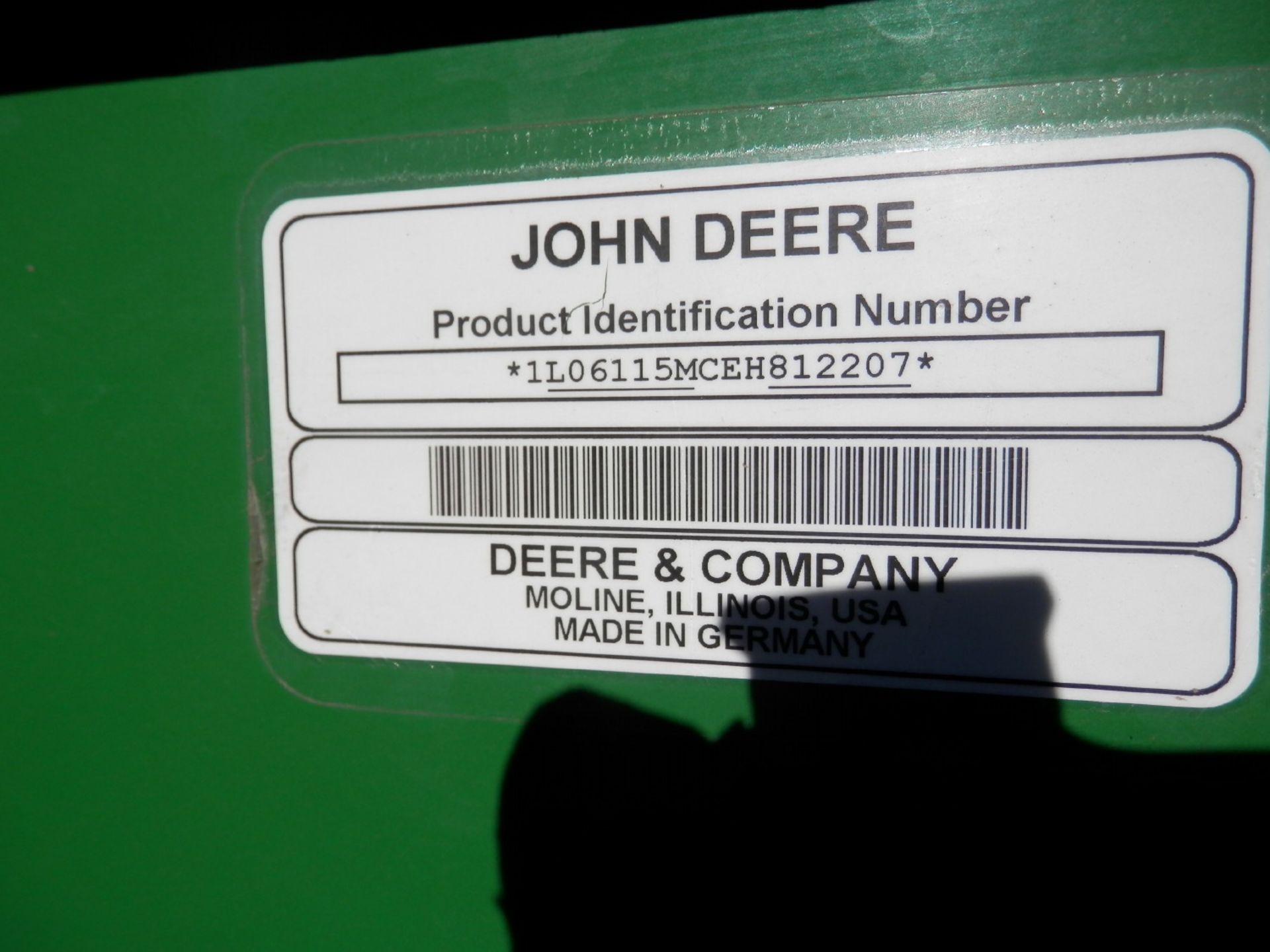 JOHN DEERE 6115M 2WD TRACTOR - Image 12 of 12