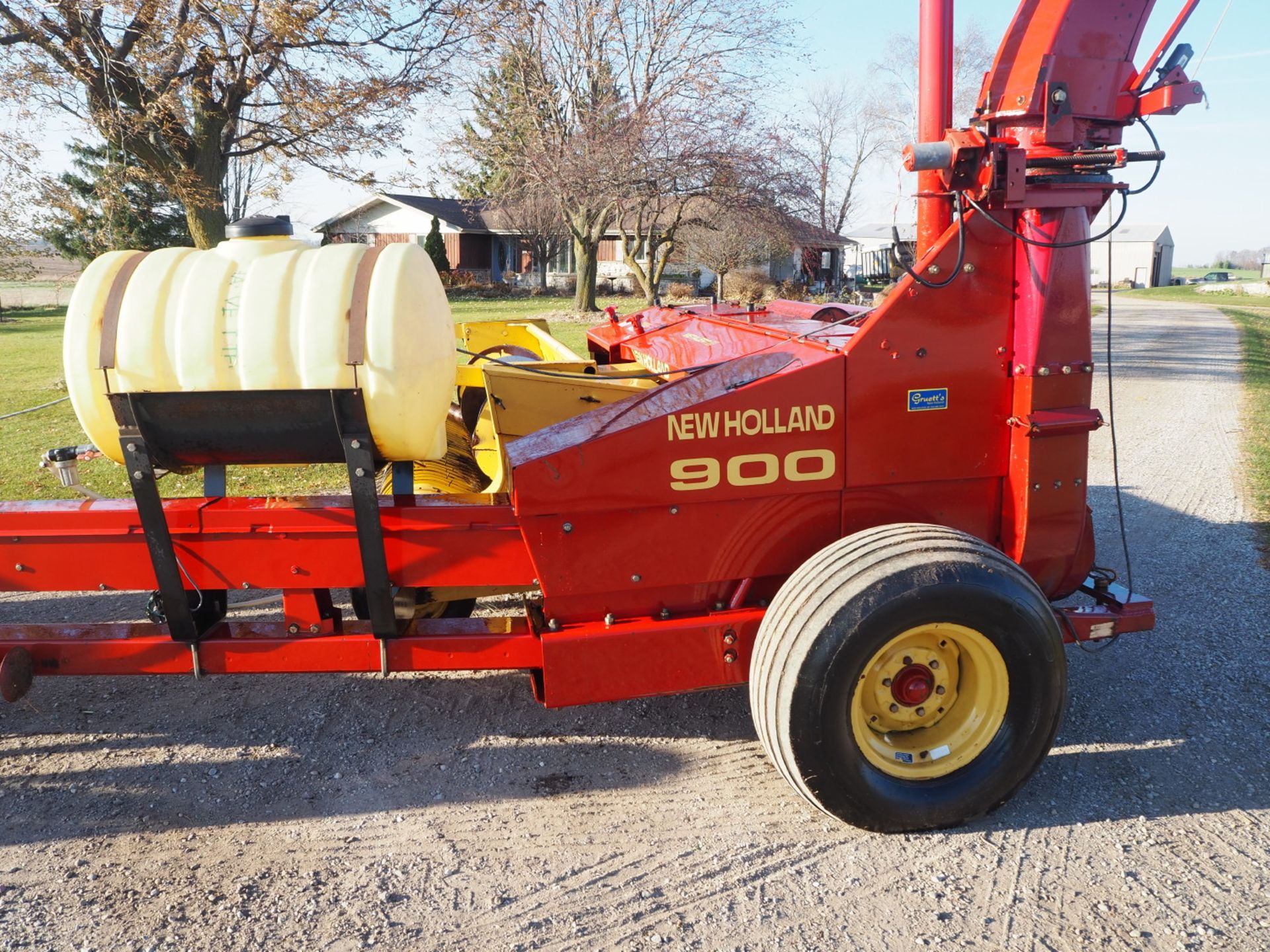 FIAT NH MDL 900 FORAGE CHOPPER W/HAY HEAD - Image 7 of 10