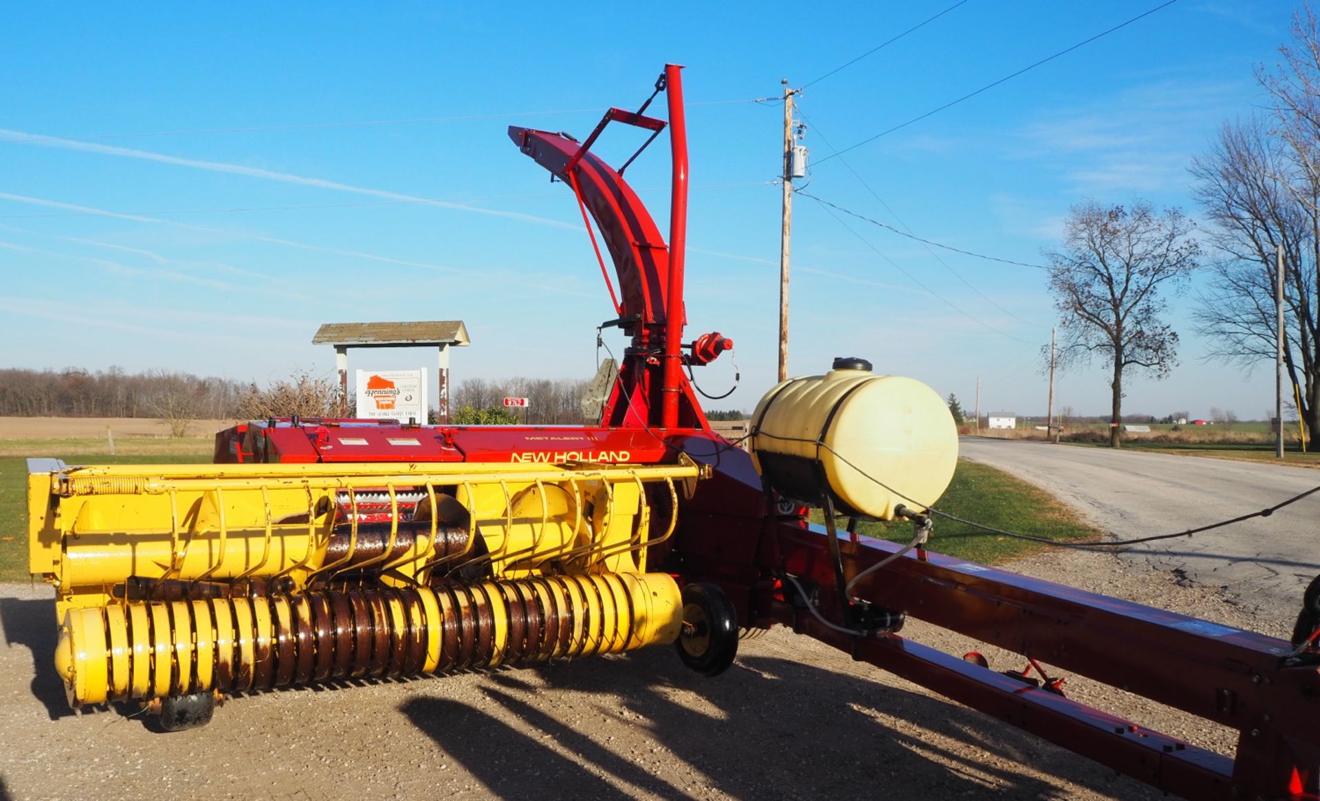 FIAT NH MDL 900 FORAGE CHOPPER W/HAY HEAD