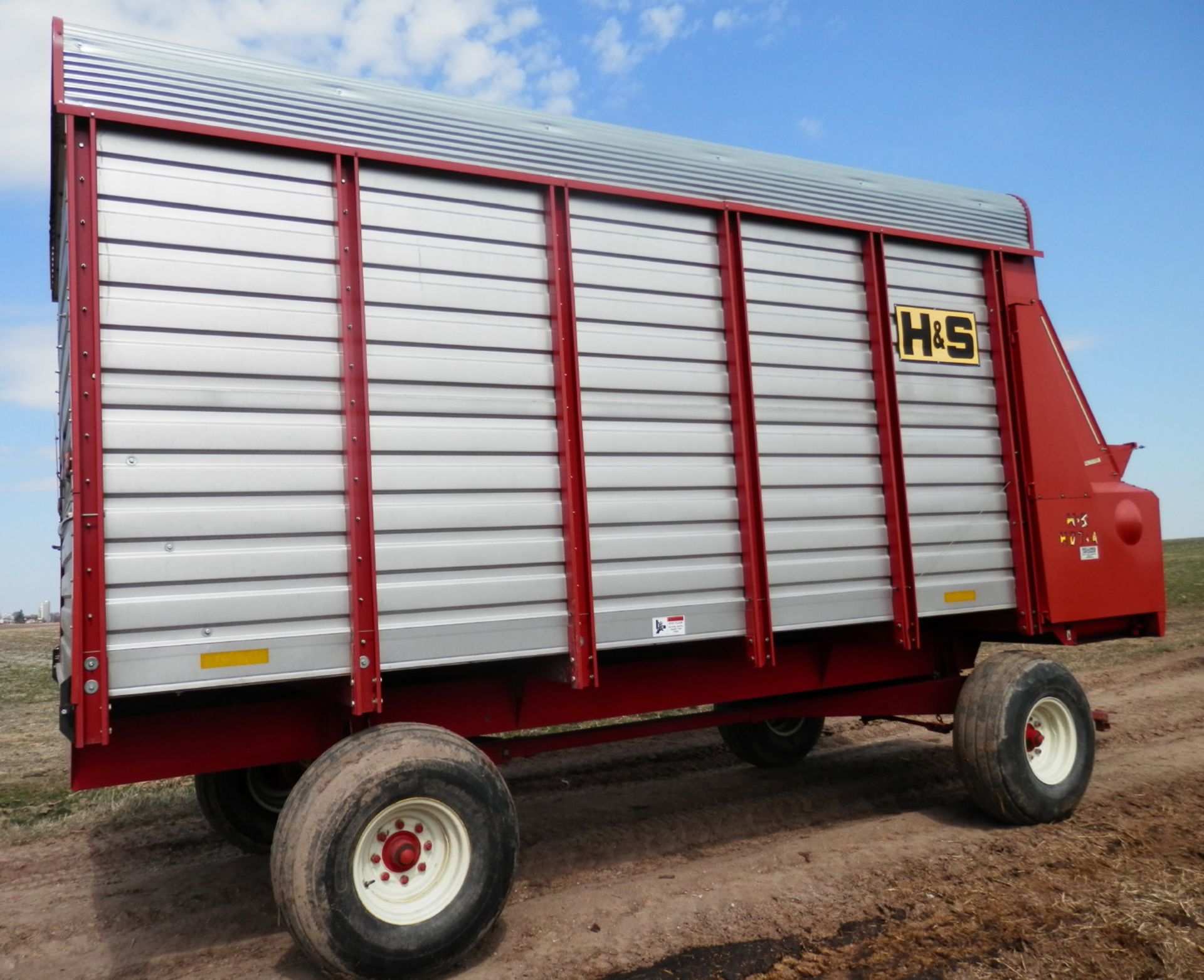 H&S 7+4 HD 16' LH ALL STEEL FORAGE BOX (WAGON A) SN 908795 - Image 4 of 11