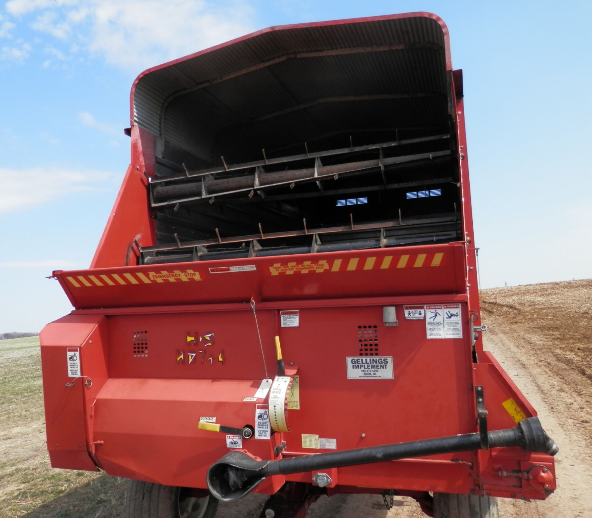 H&S 7+4 HD 16' LH ALL STEEL FORAGE BOX (WAGON A) SN 908795 - Image 2 of 11