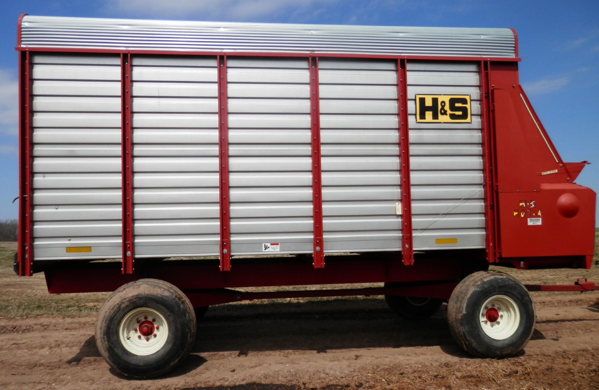 H&S 7+4 HD 16' LH ALL STEEL FORAGE BOX (WAGON A) SN 908795 - Image 3 of 11