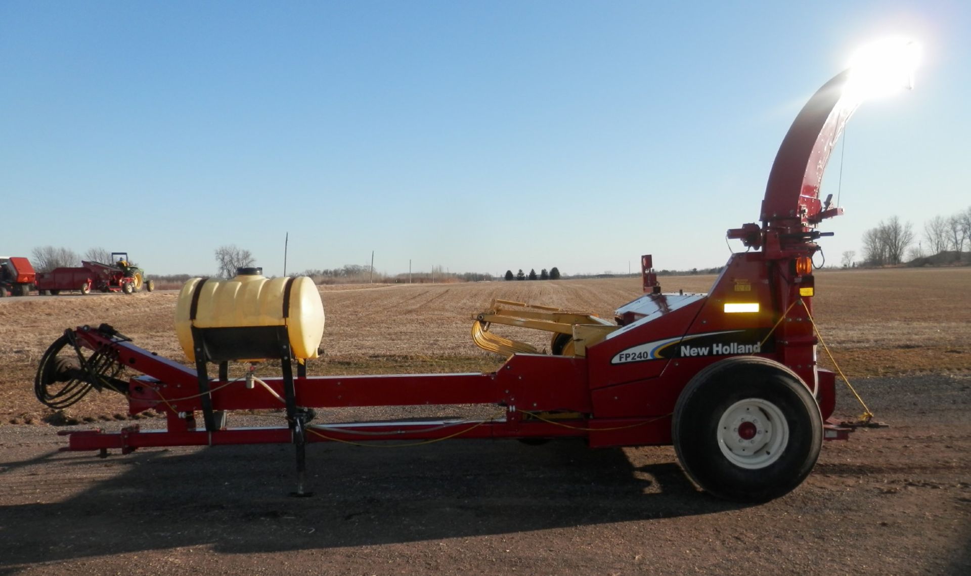 NEW HOLLAND FP240 FORAGE HARVESTOR COMPLETE PACKAGE W/HEADS - Image 8 of 15