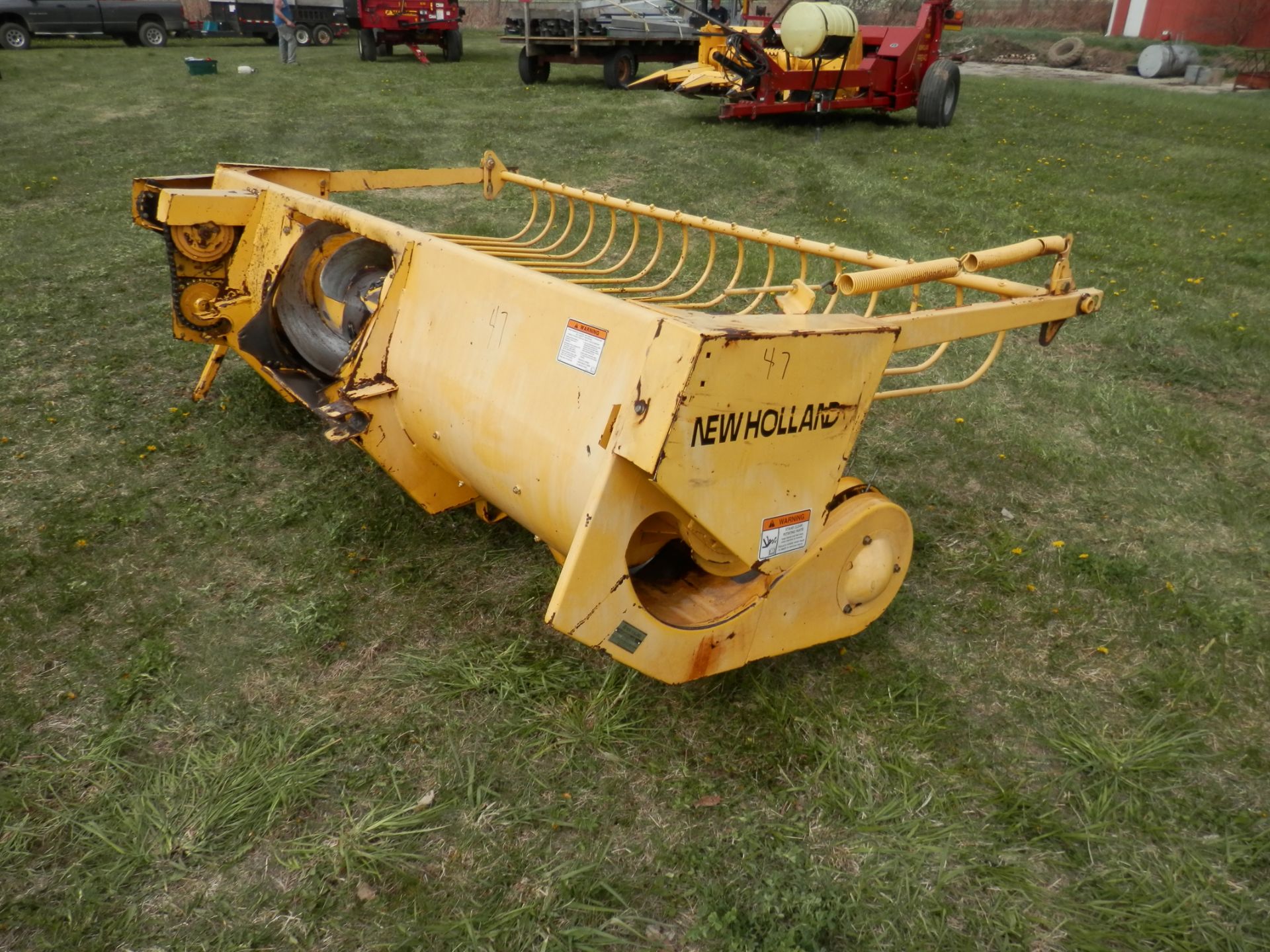 FIAT NEW HOLLAND FP240 PT FORAGE CHOPPER with 9' Hay Head (LOT 24) - Image 10 of 11