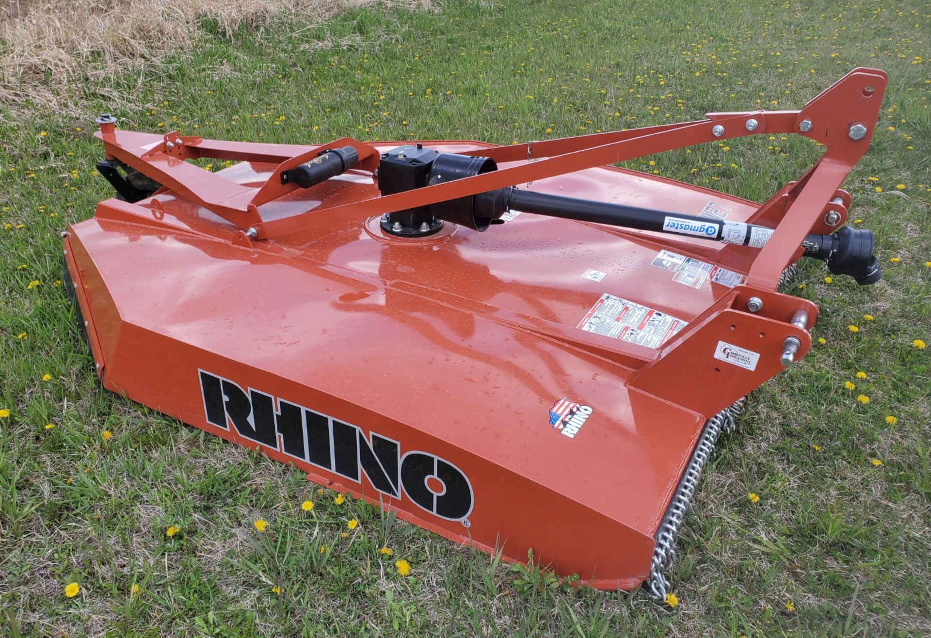 RHINO TW27 3 PT 7-FT. ROTARY MOWER--LIKE NEW! - Image 2 of 5