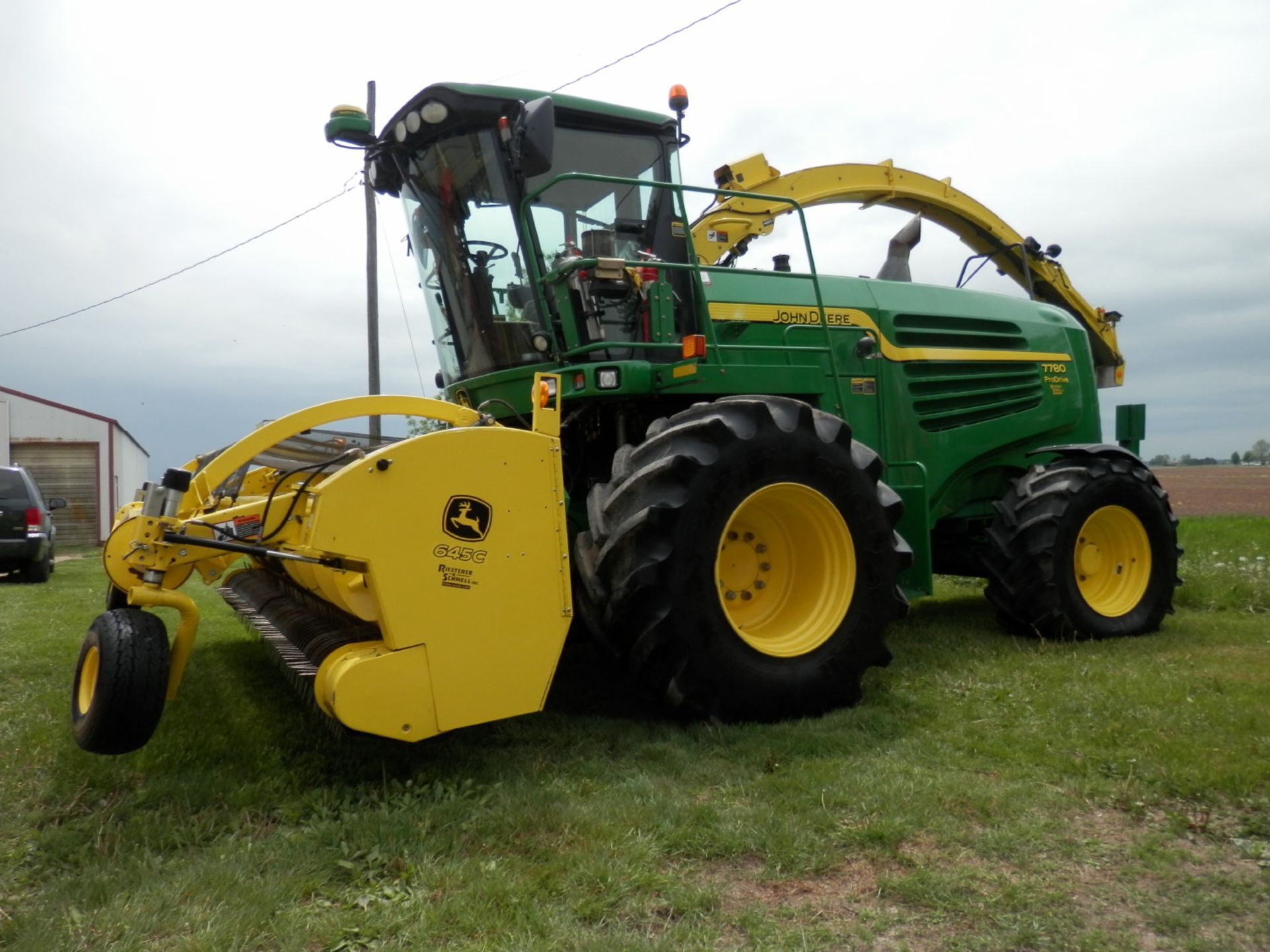 JOHN DEERE 7780 PRO DRIVE SP FORAGE HARVESTER w/JD 645C HAYHEAD - Image 4 of 23