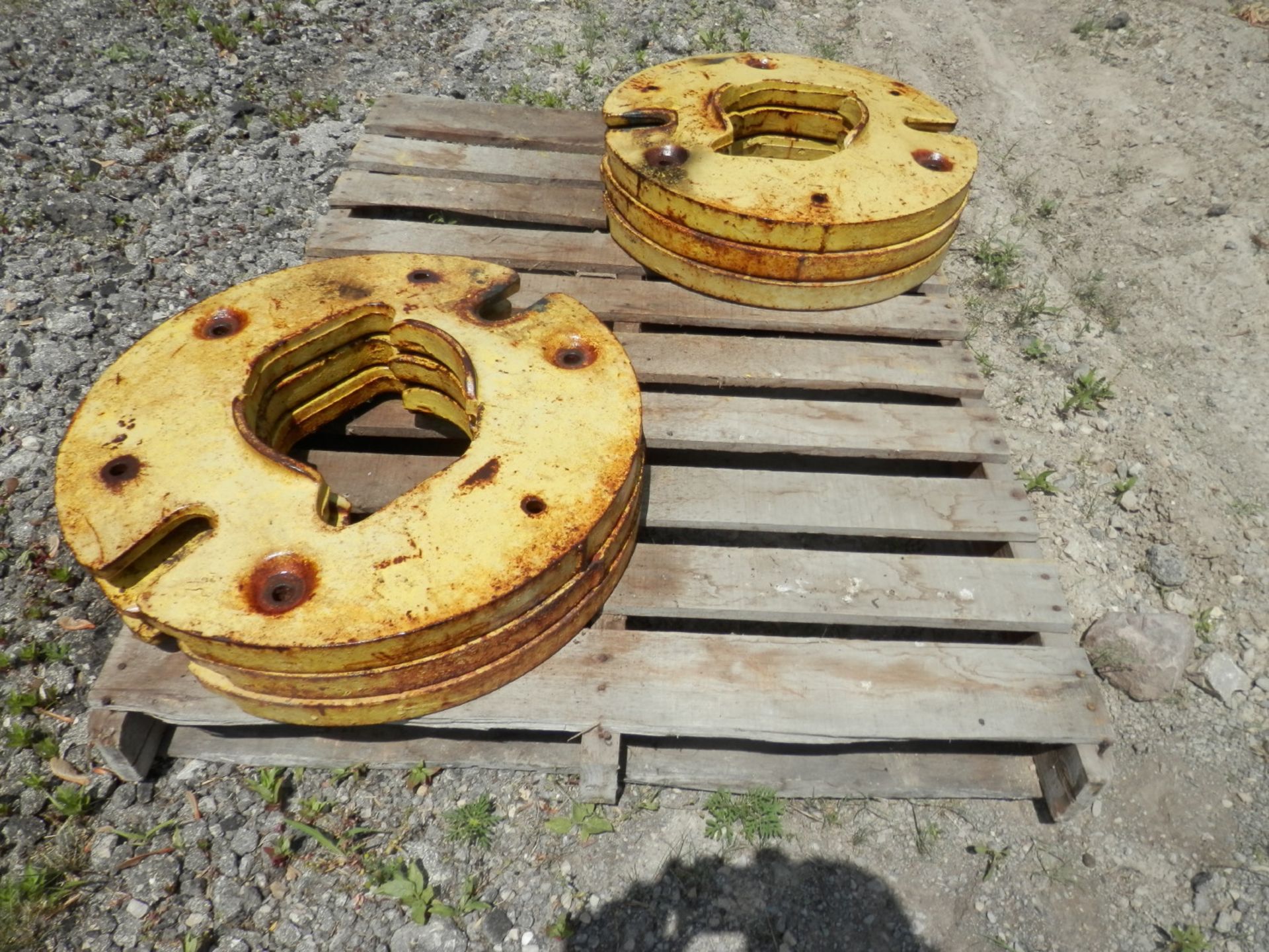 JOHN DEERE REAR WHEEL WEIGHTS, SELLING CHOICE, per weight X $$