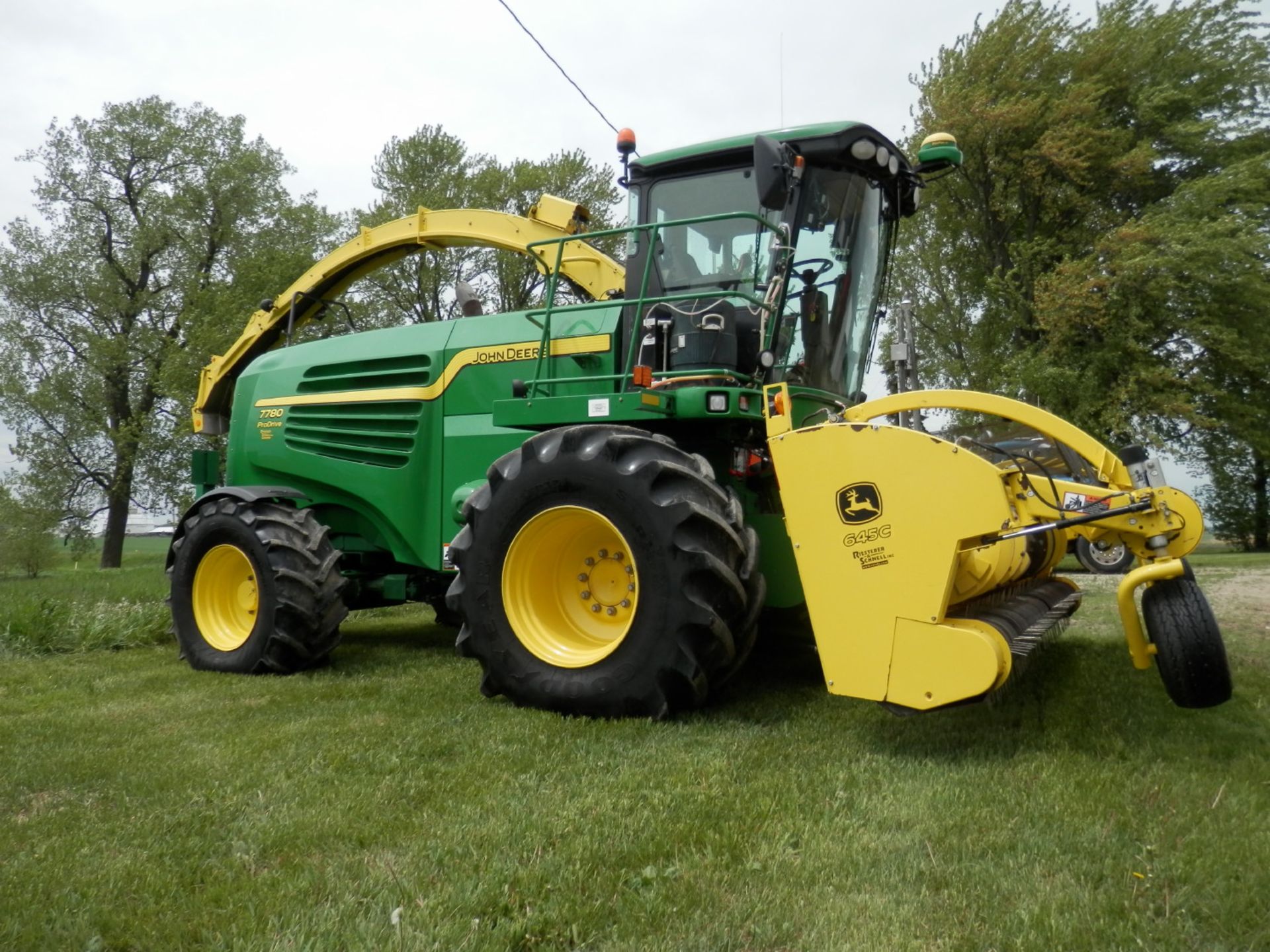 JOHN DEERE 7780 PRO DRIVE SP FORAGE HARVESTER w/JD 645C HAYHEAD - Image 3 of 23