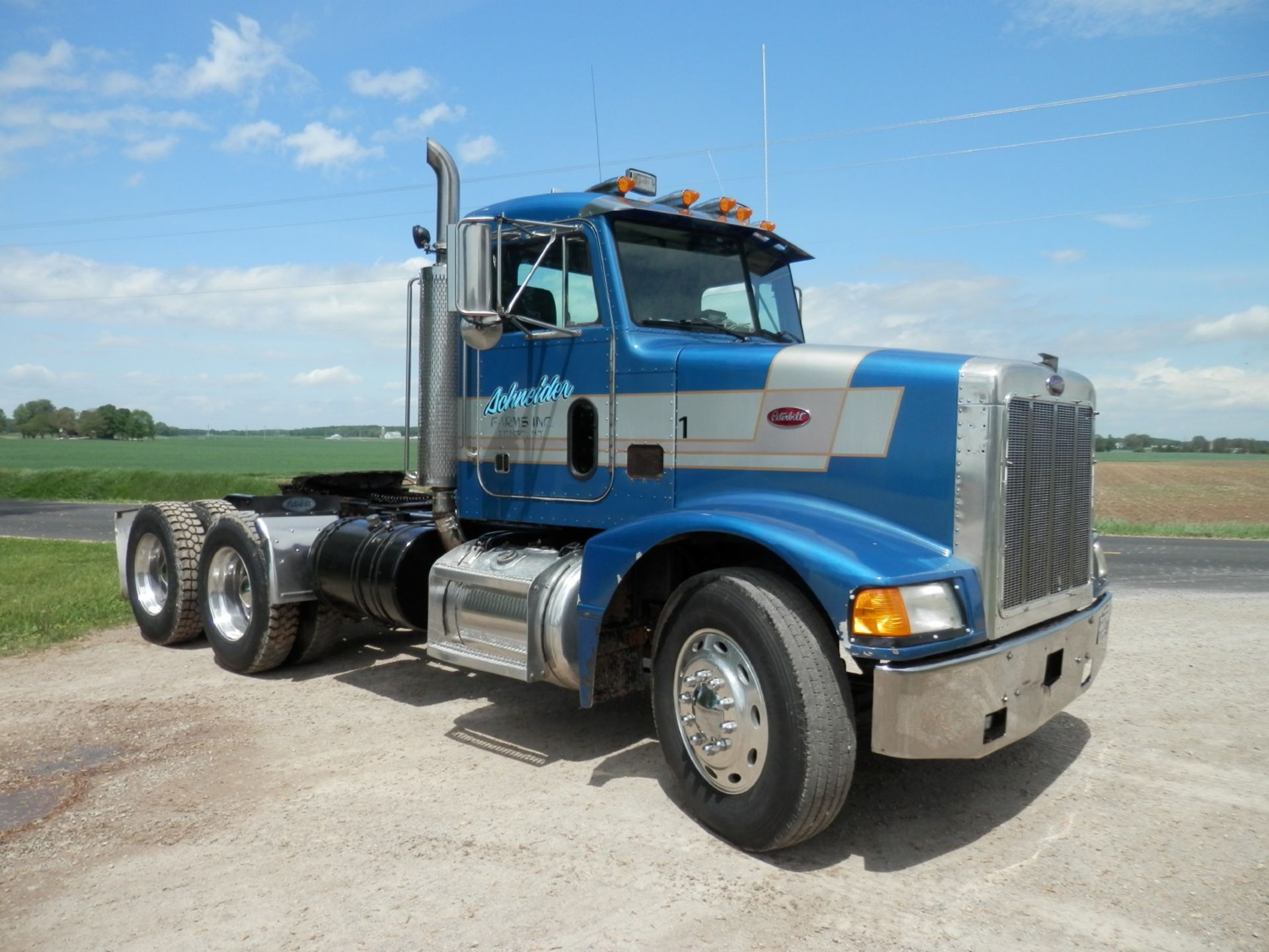 1990 PETERBILT MDL 375 DAY CAB SEMI TRACTOR VIN: 1XPBDE9X4LN297936 - Image 6 of 16