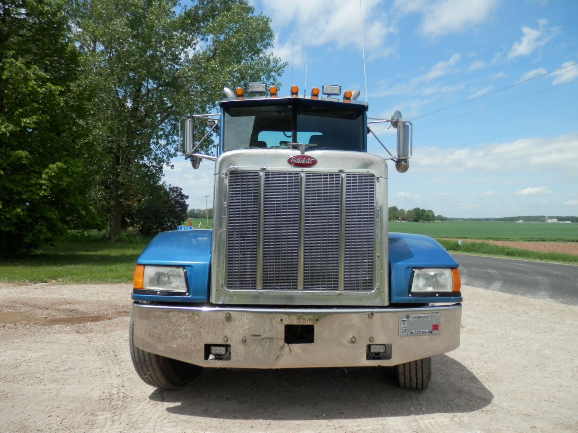 1990 PETERBILT MDL 375 DAY CAB SEMI TRACTOR VIN: 1XPBDE9X4LN297936 - Image 3 of 16