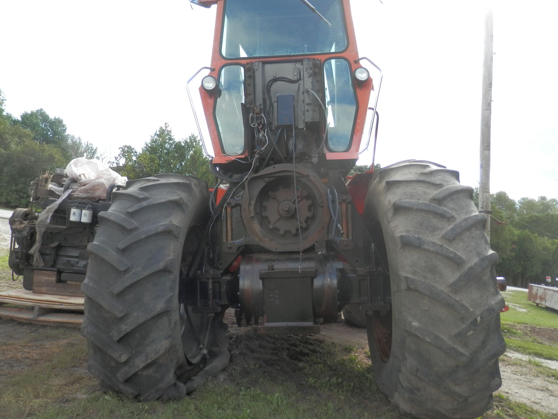 ALLIS CHALMERS 8550 4x4 TRACTOR, PARTS or PROJECT SN 1410 - Image 7 of 11