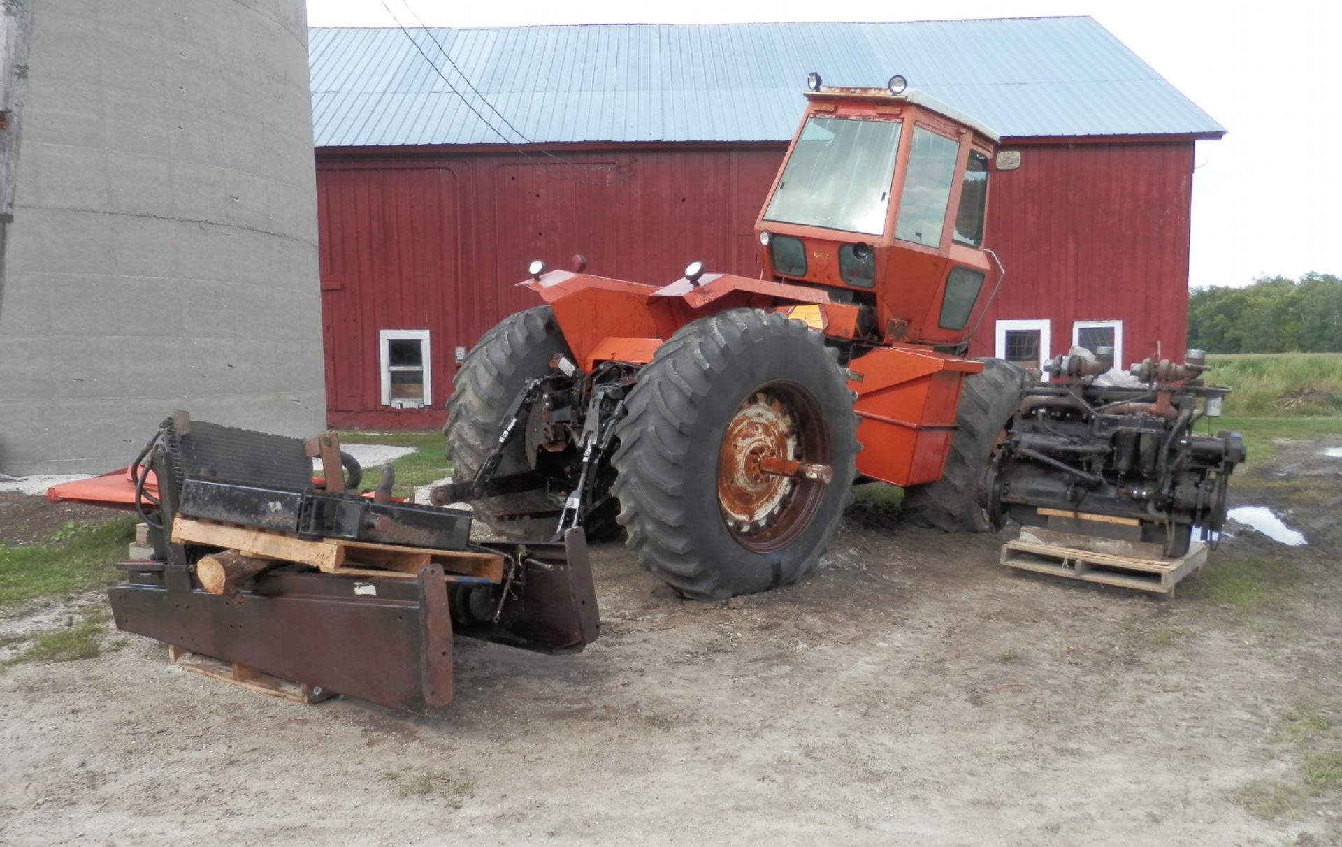 ALLIS CHALMERS 8550 4x4 TRACTOR, PARTS or PROJECT SN 1410